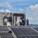 One of the new photovoltaic solar parks being installed in Cuba. Photo: Taken from the Facebook profile of the Electricity Conglomerate (UNE).
