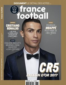 Portada de la revista France Footbal.
