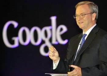 Eric Schmidt, presidente ejecutivo de Google