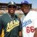 Yasiel Puig y Yoenis Céspedes