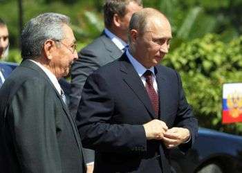 Vladimir Putin y Raúl Castro en La Habana