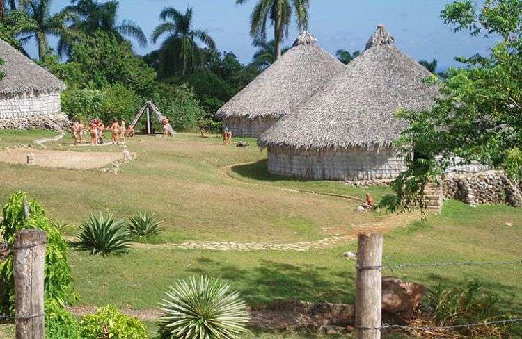 Reconstrucción de una Villa Taína en Cuba