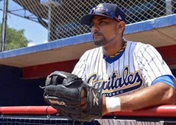 Yuniesky Gourriel con los Quebec Les Capitales