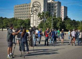 Imagen de la Plaza de la Revolución este 30 de diciembre en horas de la tarde / Foto: Tomado de El Universal