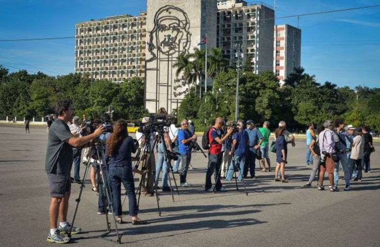 Imagen de la Plaza de la Revolución este 30 de diciembre en horas de la tarde / Foto: Tomado de El Universal