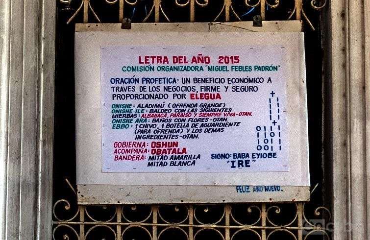 Letra del Año 2015 / Foto: Carlos Ernesto Escalona Martí (Kako).