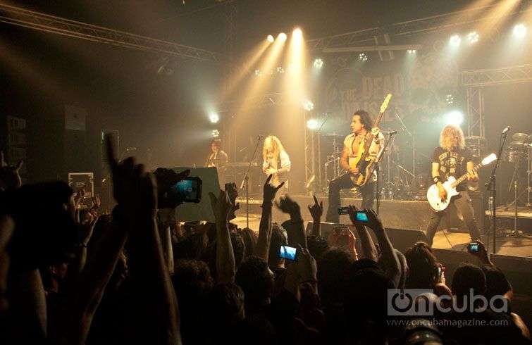 Concert of The Dead Daisies in Maxim Rock, Havana, Cuba, February 25th,  2015 / Photo: Roberto Ruiz