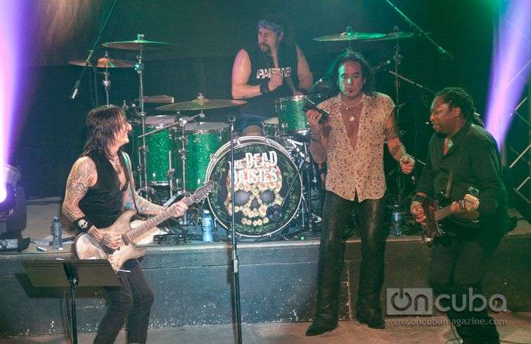 Concert of The Dead Daisies in Maxim Rock, Havana, Cuba, February 25th,  2015 / Photo: Roberto Ruiz