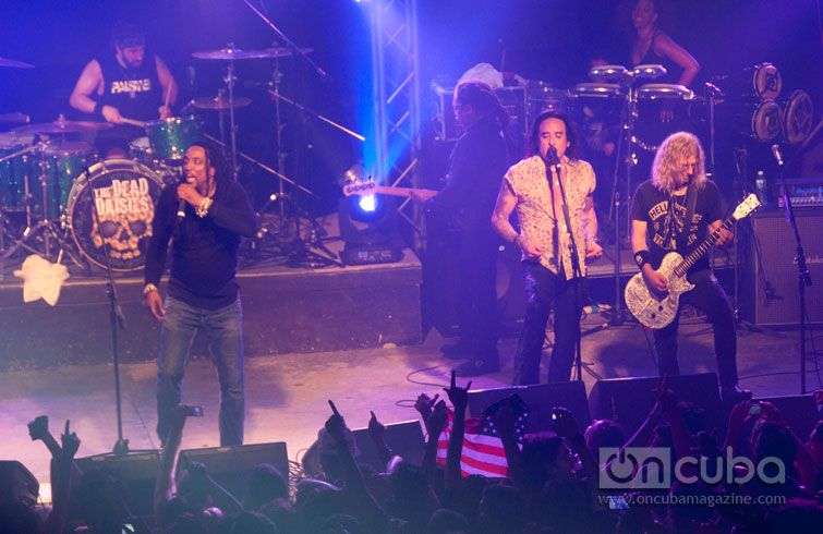 Concert of The Dead Daisies in Maxim Rock, Havana, Cuba, February 25th,  2015 / Photo: Roberto Ruiz