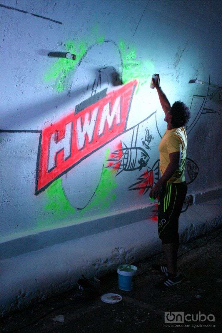 HWM cabe también un graffiti / Foto: Alba León Infante