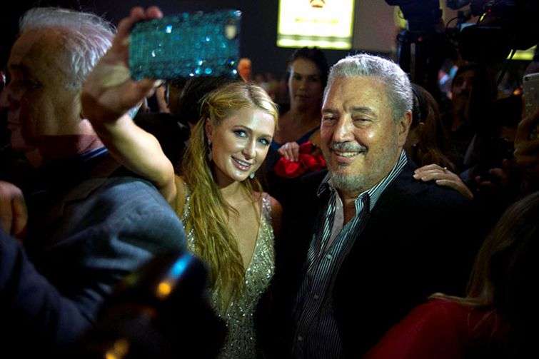 Paris Hilton and Fidel Castro Diaz-Balart / Photo: AP