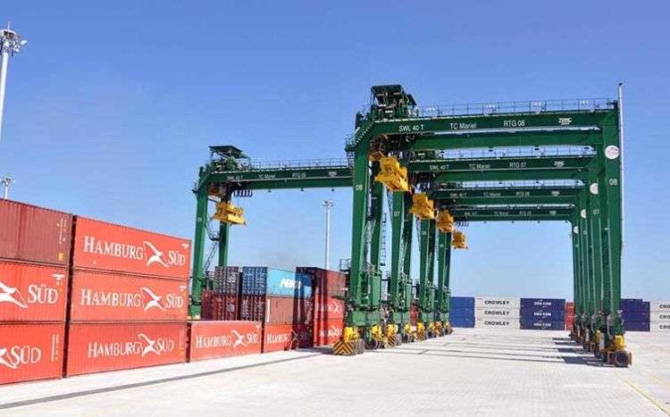 Terminal de Contenedores de la Zona Especial de Desarrollo de Mariel / Foto: Marcelino Vázquez Hernández (Tomada de la AIN)