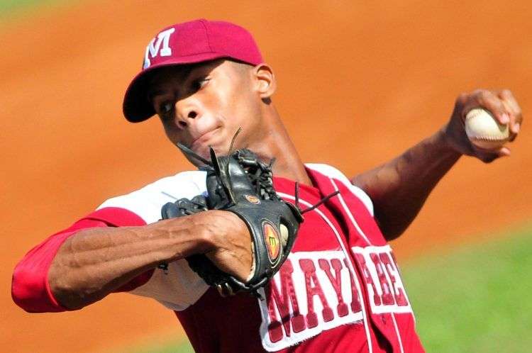 Ariel Miranda accedió al Juego de las Estrellas de la 53 Serie Nacional de Béisbol. Foto: Ricardo López Hevia