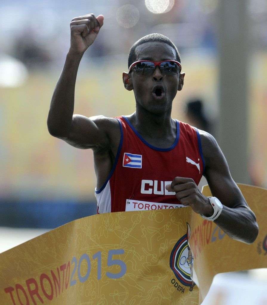 Richer Pérez asombró a los entendidos con su corona en la maratón.  Foto: Ricardo López Hevia