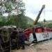 Accidente de tránsito en la Sierra Maestra. Foto: Armando Contreras Tamayo.