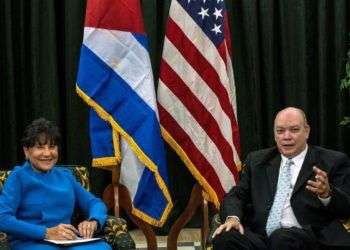 Penny Pritzker y Rodrigo Malmierca. Foto: NBC