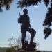 Escultura al soldado norteamericano Parque San Juan en Santiago de Cuba / Foto: Reinaldo Cedeño