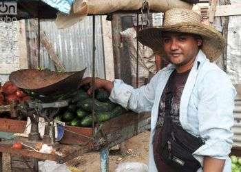 Hombre pararrayos / Foto: Eduardo González Martínez