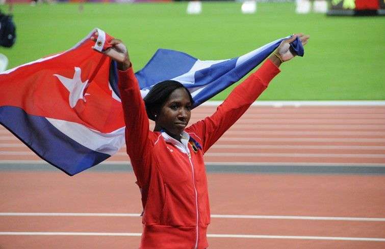 ¿Podrá Yarisley Silva repetir en Londres su imagen victoriosa? Foto: ACN.