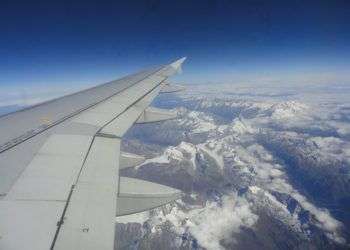 Las zonas próximas a las cadenas montañosas suelen ser zonas de Turbulencia. Alpes suizos. Foto: José Rubiera