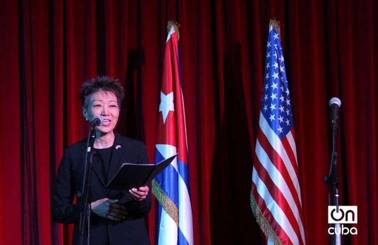 La presidenta de la National Endowment for the Arts, Jane Chu. Foto: Roberto Ruiz.