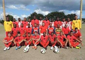 Equipo de fútbol de Santiago de Cuba. Foto: Tiempo Extra