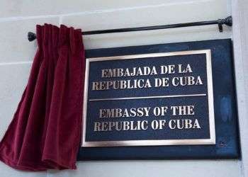 Foto: Página de la Embajada cubana en EE.UU. en Facebook.