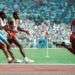 El canadiense Ben Johnson, conocido por su descalificación por dopaje después de ganar la final de los 100 metros en los Juegos Olímpicos de Seúl 1988.