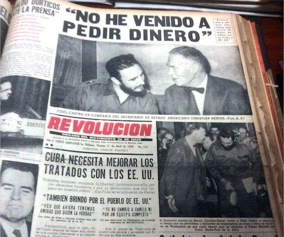 "No he venido a pedir dinero", le dijo Fidel Castro al Secretario de Estado.