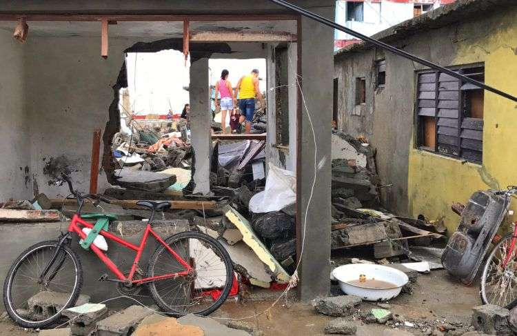 Baracoa tras Matthew. Foto: Mike Theiss.