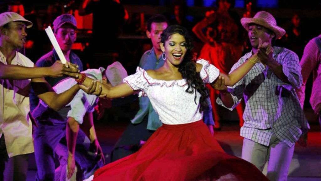 Espectáculo musical "Carmen, la cubana". Teatro Châtelet de París.