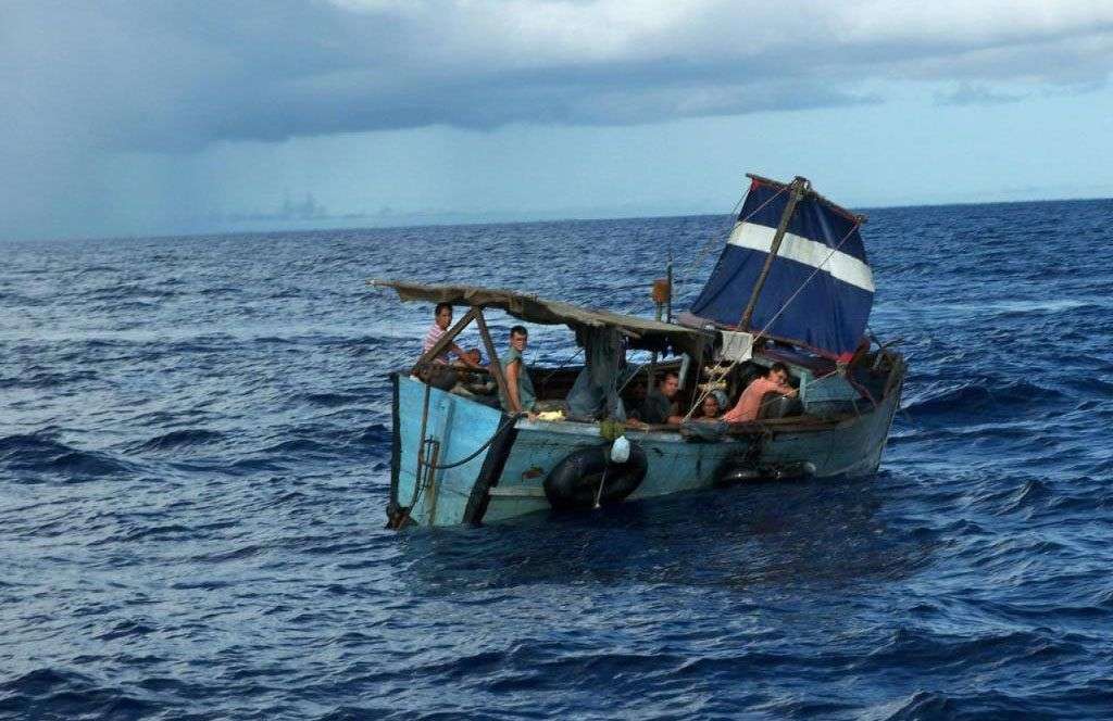 Foto de archivo de balseros cubanos. Foto: EFE / Archivo.