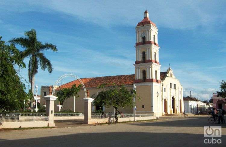 La Iglesia Mayor San Juan Bautista, sede de varios exorcismos en Remedios. Foto: Mauricio Escuela.