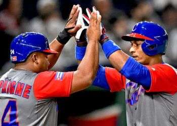 Cuba en el Clásico Mundial de Béisbol. Foto: @WBCBaseball/Twitter.