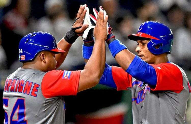 Cuba en el Clásico Mundial de Béisbol. Foto: @WBCBaseball/Twitter.