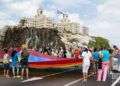 Tradicional conga de La Piragua al Pabellón Cuba en la X Jornada Cubana contra la Homofobia y la Transfobia. Foto: Ismario Rodríguez.