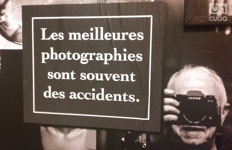 "Las mejores fotografías son a menudo accidentales". Maurice Renoma en FAC.