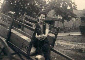 Una foto de Leida durante su juventud cubana.
