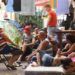 Migrantes cubanos en un albergue en Los Planes de Gualaca, Panamá. Foto: La Estrella de Panamá / Archivo.