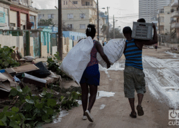 Vedado después de Irma. Foto: Buen Ayre Visual.