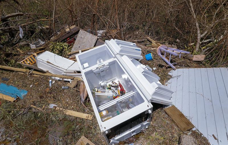 Irma en Florida. Foto: EFE.