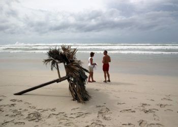 Los polos turísticos han sido afectados por el huracán Irma. En la foto, Varadero el domingo 10 de septiembre, un día después del paso de Irma por Cuba. Foto: Alejandro Ernesto / EFE.