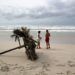 Los polos turísticos han sido afectados por el huracán Irma. En la foto, Varadero el domingo 10 de septiembre, un día después del paso de Irma por Cuba. Foto: Alejandro Ernesto / EFE.