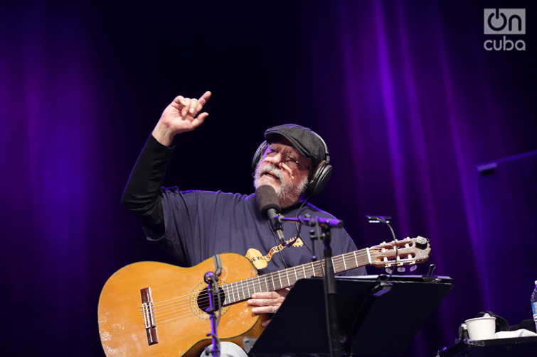 Silvio en concierto en el Summer Stage de Nueva York. Foto: Gabriel Guerra Bianchini.