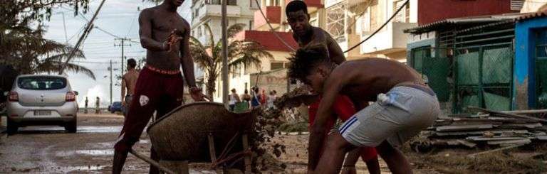 En el Vedado, después de Irma. Foto: Buen Ayre Visual.