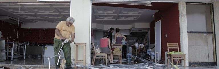 Huellas del huacán Irma en La Habana. Foto: Claudio Pelaez Sordo.