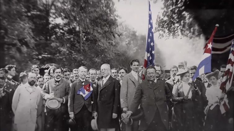 Cuban teachers on July 4, 1900. 