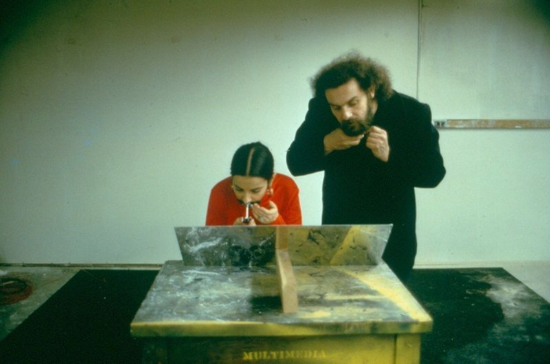 Ana Mendieta y Carl Andre en Sin título (Transplante de vello facial) (detalle), 1972 © The Estate of Ana Mendieta Collection, LLC Courtesy Galerie Lelong & Co.