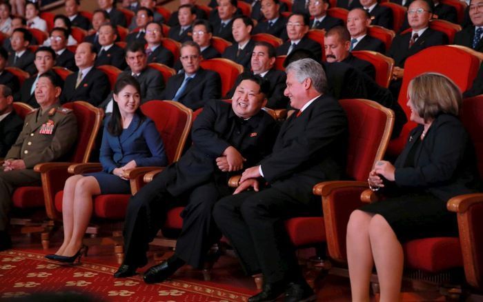 Tomada durante una visita oficial que realizó Miguel Díaz Canel a Corea del Norte en septiembre de 2015. 