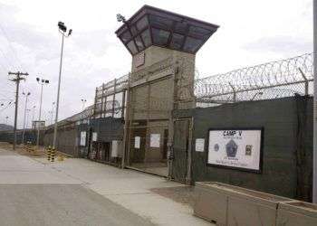 Centro de detención en la Base Naval estadounidense de Guantánamo, en 2014. Foto: Ben Fox / AP / Archivo.